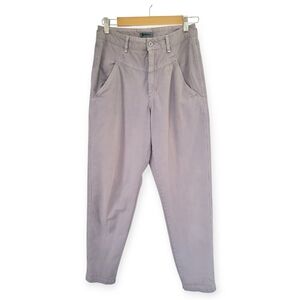 Vintage 80's Lizwear Lilac High Waist Tapered Cotton Pants Women's 28" x 30"